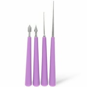 RODSHAKE 5pcs Bead Reamer Set Tipped Hole Enlarger Assorted Size Manual Grinding File for Craft Jewelry Wood Glass